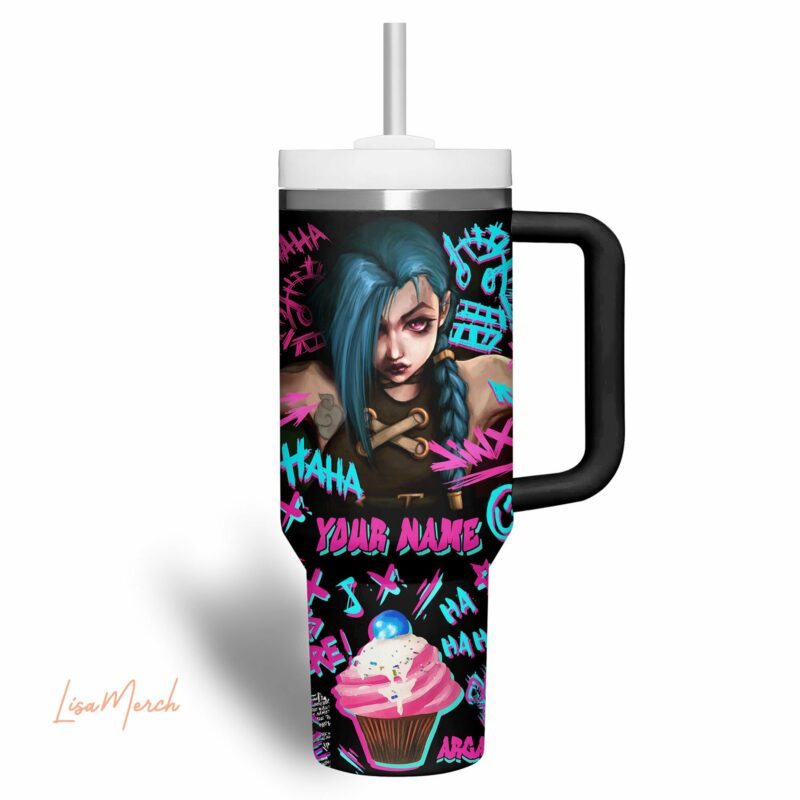 Arcane TV Series Custom Stanley Quencher 40oz Stainless Steel Tumbler With Handle - Threewoofs - Image 3