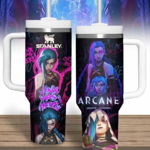 Arcane TV Series Custom Stanley Quencher 40oz Stainless Steel Tumbler With Handle - Threewoofs