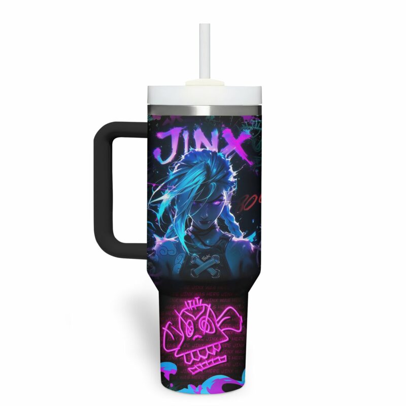 Arcane TV Series Custom Stanley Quencher 40oz Stainless Steel Tumbler With Handle - Threewoofs - Image 3