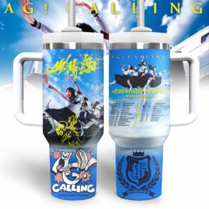 Atarashii Gakko! Music Custom Stanley Quencher 40oz Stainless Steel Tumbler With Handle - Threewoofs