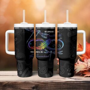 Australia Indigenous Memorial As Long As I Breathe You‚Äôll Be Remembered Custom Stanley Quencher 40oz Stainless Steel Tumbler With Handle - Threewoofs