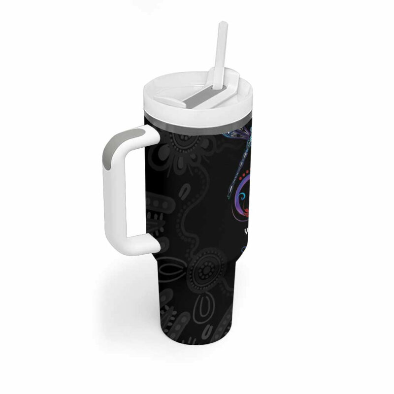 Australia Indigenous Memorial As Long As I Breathe You‚Äôll Be Remembered Custom Stanley Quencher 40oz Stainless Steel Tumbler With Handle - Threewoofs - Image 3