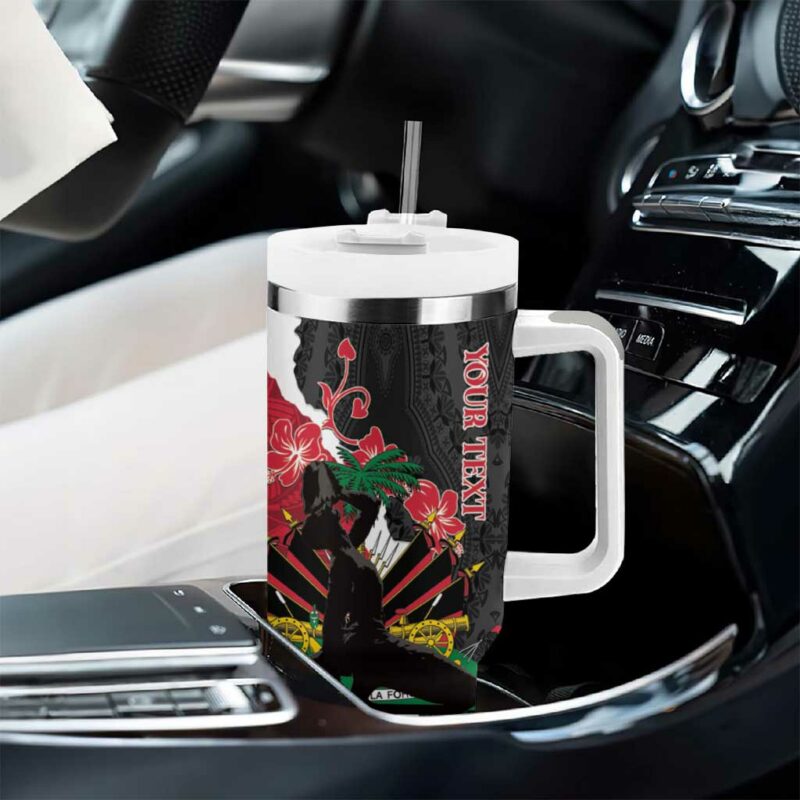 Ayiti Neg Marron Dashiki Mix Polynesian Custom Stanley Quencher 40oz Stainless Steel Tumbler With Handle - Threewoofs - Image 8