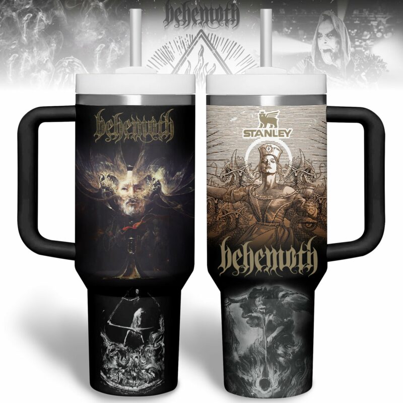 Behemoth Characters Custom Stanley Quencher 40oz Stainless Steel Tumbler With Handle - Threewoofs