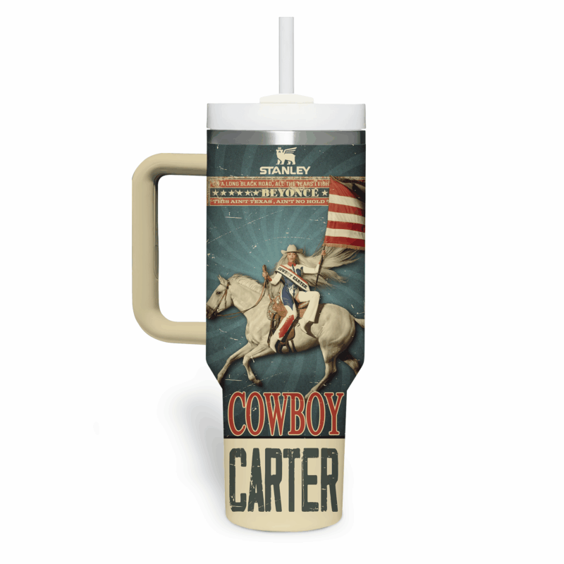Beyonce Music Custom Stanley Quencher 40oz Stainless Steel Tumbler With Handle - Threewoofs - Image 2