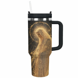 Blessed Motherhood Custom Stanley Quencher 40oz Stainless Steel Tumbler With Handle - Threewoofs