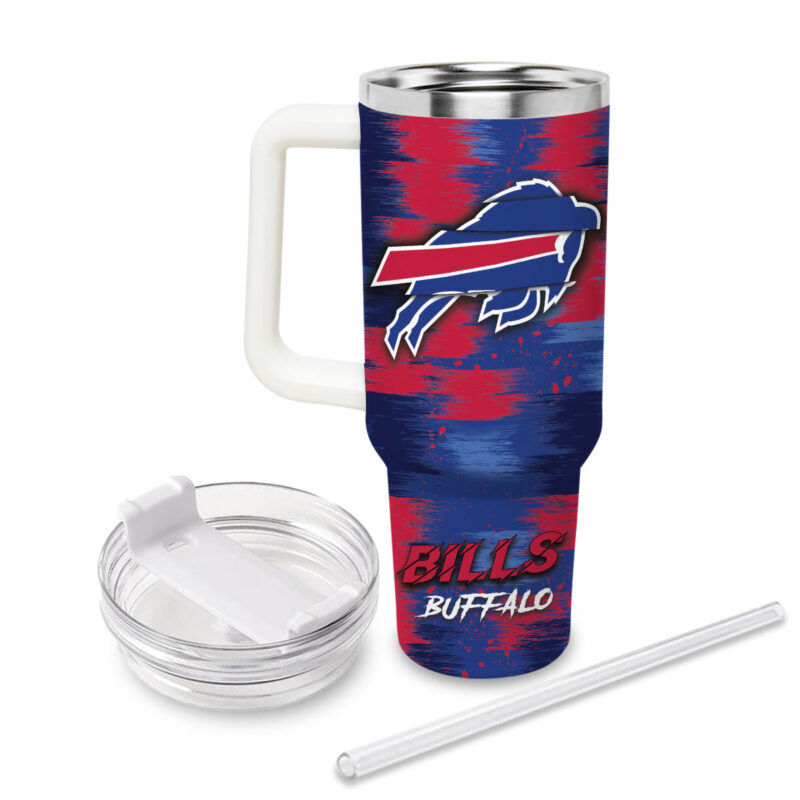 Buffalo Bills NFL Sports Custom Stanley Quencher 40oz Stainless Steel Tumbler - Threewoofs - Image 2