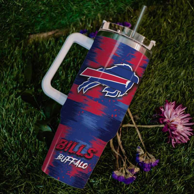 Buffalo Bills NFL Sports Custom Stanley Quencher 40oz Stainless Steel Tumbler - Threewoofs - Image 6