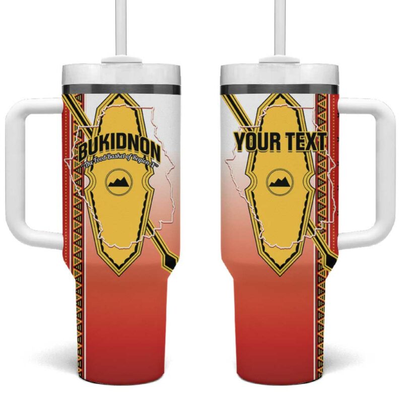 Bukidnon Philippines Custom Stanley Quencher 40oz Stainless Steel Tumbler With Handle - Threewoofs