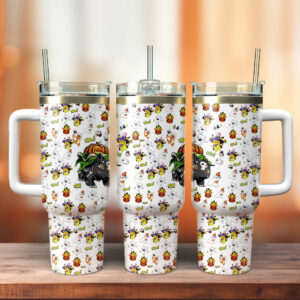 Bulbasaur Pokemon Anime Custom Stanley Quencher 40oz Stainless Steel Tumbler With Handle - Threewoofs