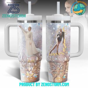 Celine Dion Music Custom Stanley Quencher 40oz Stainless Steel Tumbler With Handle - Threewoofs