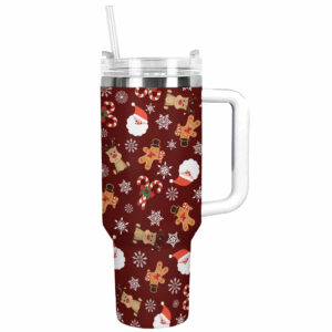 Christmas Cheer Custom Stanley Quencher 40oz Stainless Steel Tumbler With Handle - Threewoofs