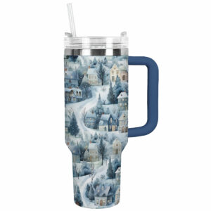 Christmas Joy Custom Stanley Quencher 40oz Stainless Steel Tumbler With Handle - Threewoofs
