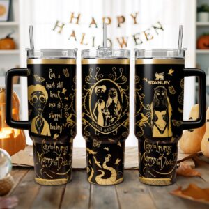 Corpse Bride Movies Custom Stanley Quencher 40oz Stainless Steel Tumbler With Handle - Threewoofs