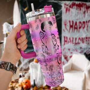 Corpse Bride Movies Custom Stanley Quencher 40oz Stainless Steel Tumbler With Handle - Threewoofs