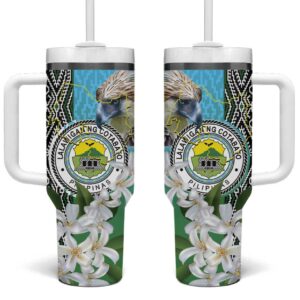 Cotabato Philippines Province Custom Stanley Quencher 40oz Stainless Steel Tumbler With Handle - Threewoofs