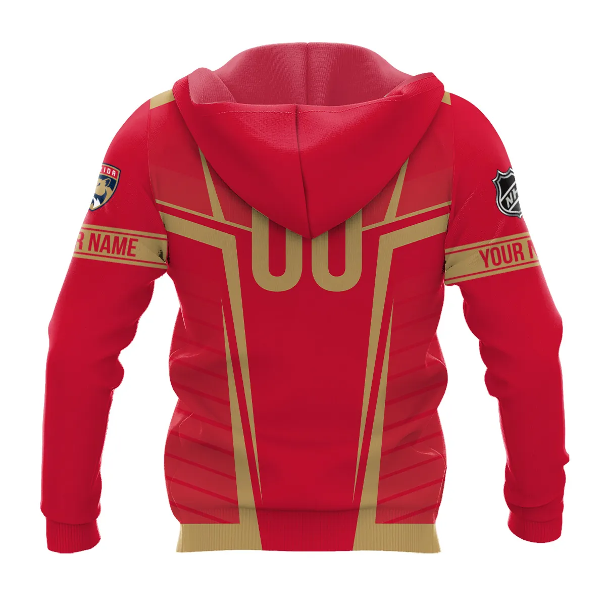 Custom Name & Number NHL Florida Panthers Exclusive All Over Prints QTNHL311024A1FPHD - Hoodie - Image 3