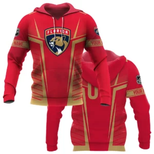 Custom Name &amp; Number NHL Florida Panthers Exclusive All Over Prints QTNHL311024A1FPHD - Hoodie