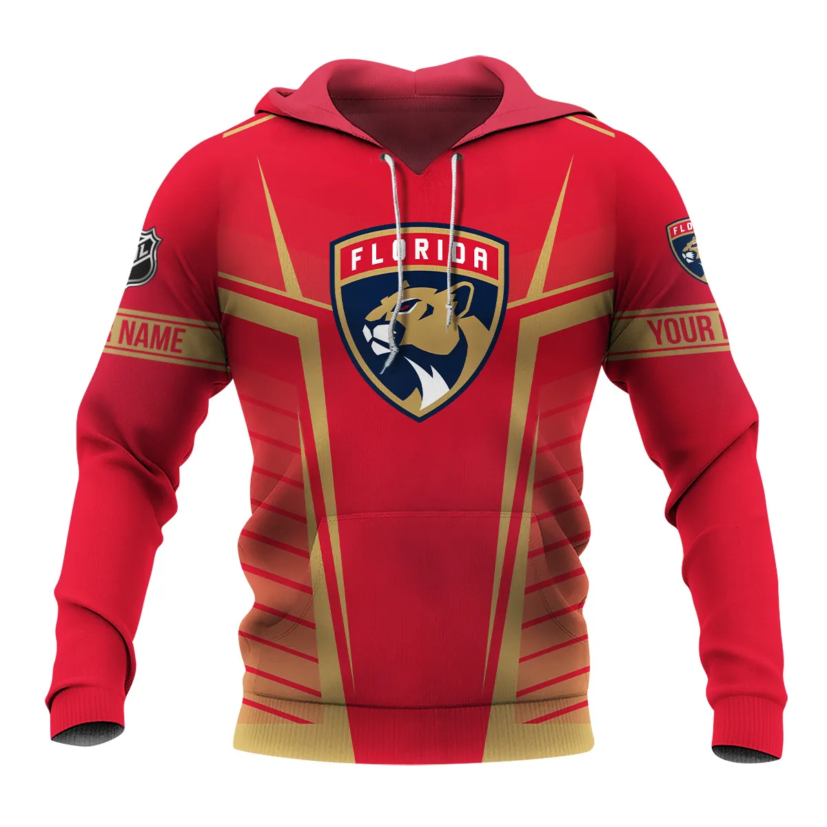 Custom Name & Number NHL Florida Panthers Exclusive All Over Prints QTNHL311024A1FPHD - Hoodie - Image 2