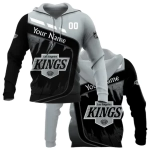 Custom Name &amp; Number NHL Los Angeles Kings Exclusive All Over Prints BLNHL311024A1LAKHD - Hoodie