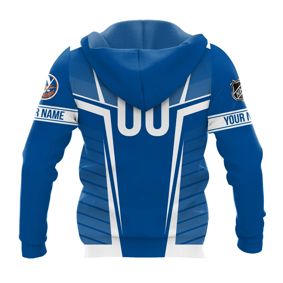 Custom Name & Number NHL New York Islanders Exclusive All Over Prints QTNHL311024A1NYIHD - Hoodie - Image 3