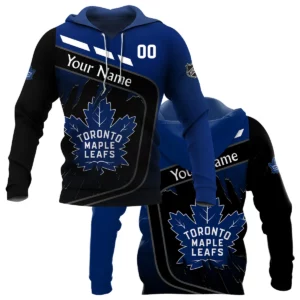 Custom Name &amp; Number NHL Toronto Maple Leafs Exclusive All Over Prints BLNHL311024A1TMLHD - Hoodie