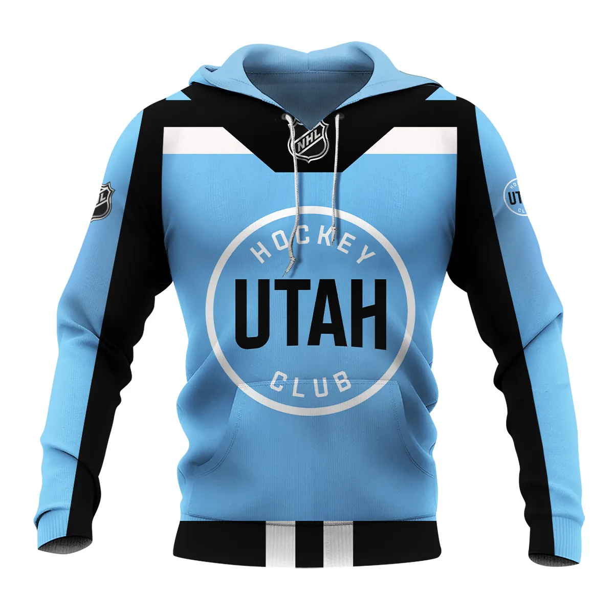 Custom Name & Number NHL Utah Hockey Club Exclusive All Over Prints HONHL3110A01UHCHD - Hoodie - Image 2