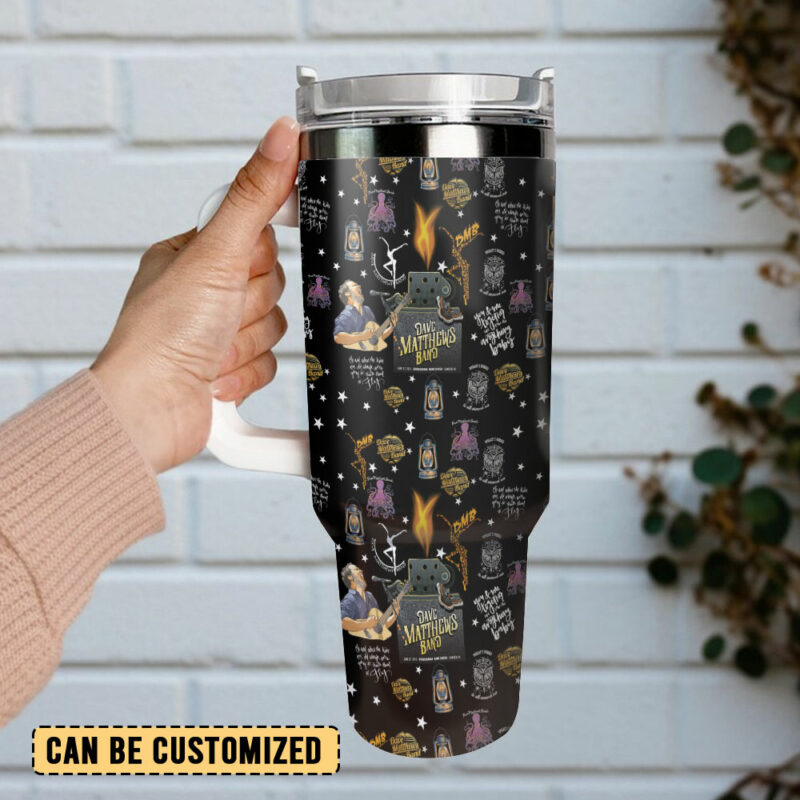 Dave Matthews Band Music Custom Stanley Quencher 40oz Stainless Steel Tumbler With Handle - Threewoofs - Image 3