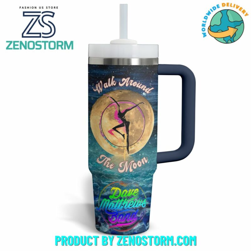 Dave Matthews Music Custom Stanley Quencher 40oz Stainless Steel Tumbler With Handle - Threewoofs - Image 2
