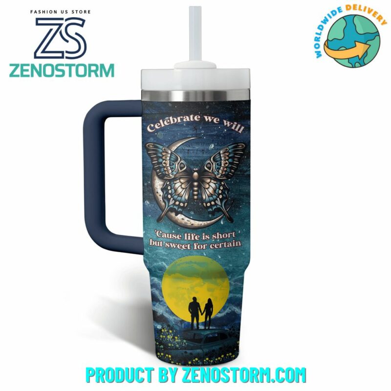 Dave Matthews Music Custom Stanley Quencher 40oz Stainless Steel Tumbler With Handle - Threewoofs - Image 3