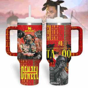 Denzel Curry Music Custom Stanley Quencher 40oz Stainless Steel Tumbler With Handle - Threewoofs