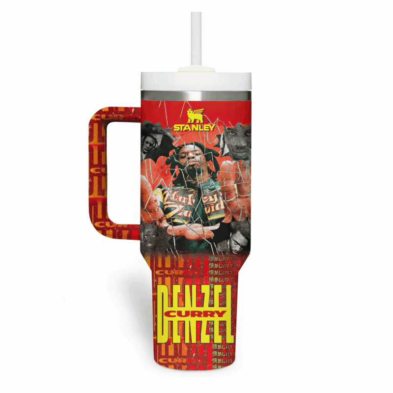 Denzel Curry Music Custom Stanley Quencher 40oz Stainless Steel Tumbler With Handle - Threewoofs - Image 3