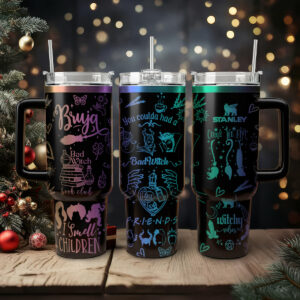 Disney Villains Cartoon Custom Stanley Quencher 40oz Stainless Steel Tumbler With Handle - Threewoofs