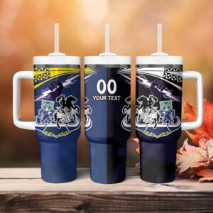 Dragons-Cowboys Combine Storm-Warriors Sport Style Version Custom Stanley Quencher 40oz Stainless Steel Tumbler With Handle - Threewoofs
