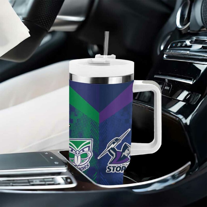 Dragons-Cowboys Combine Storm-Warriors Sport Style Version Custom Stanley Quencher 40oz Stainless Steel Tumbler With Handle - Threewoofs - Image 8