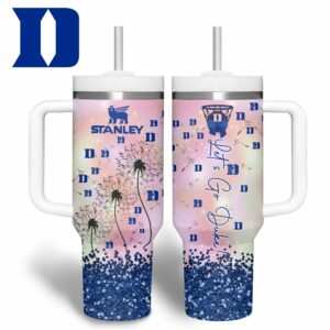 Duke Blue Devils NCAA Sports Custom Stanley Quencher 40oz Stainless Steel Tumbler With Handle - Threewoofs