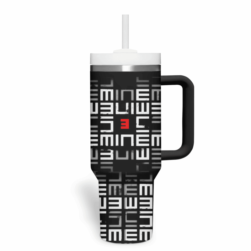 Eminem Music Custom Stanley Quencher 40oz Stainless Steel Tumbler With Handle - Threewoofs - Image 4