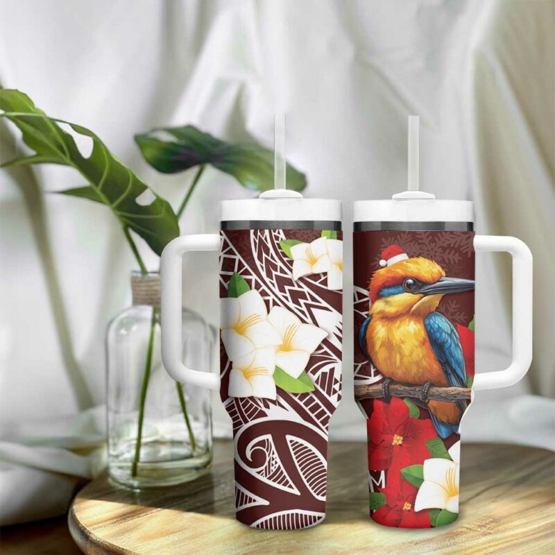 Felis Pasgua Guam Christmas Sihek Kingfisher with Guasali Custom Stanley Quencher 40oz Stainless Steel Tumbler With Handle - Threewoofs - Image 9