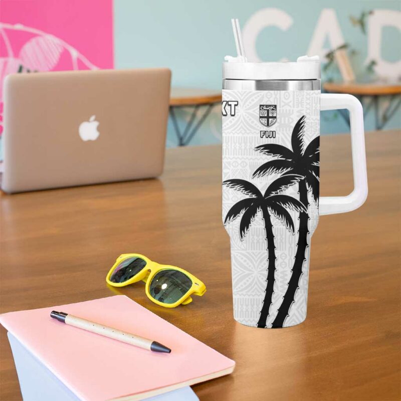 Fiji And Scotland Rugby Custom Stanley Quencher 40oz Stainless Steel Tumbler With Handle - Threewoofs - Image 5