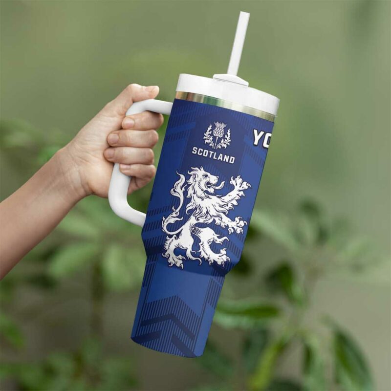 Fiji And Scotland Rugby Custom Stanley Quencher 40oz Stainless Steel Tumbler With Handle - Threewoofs - Image 3
