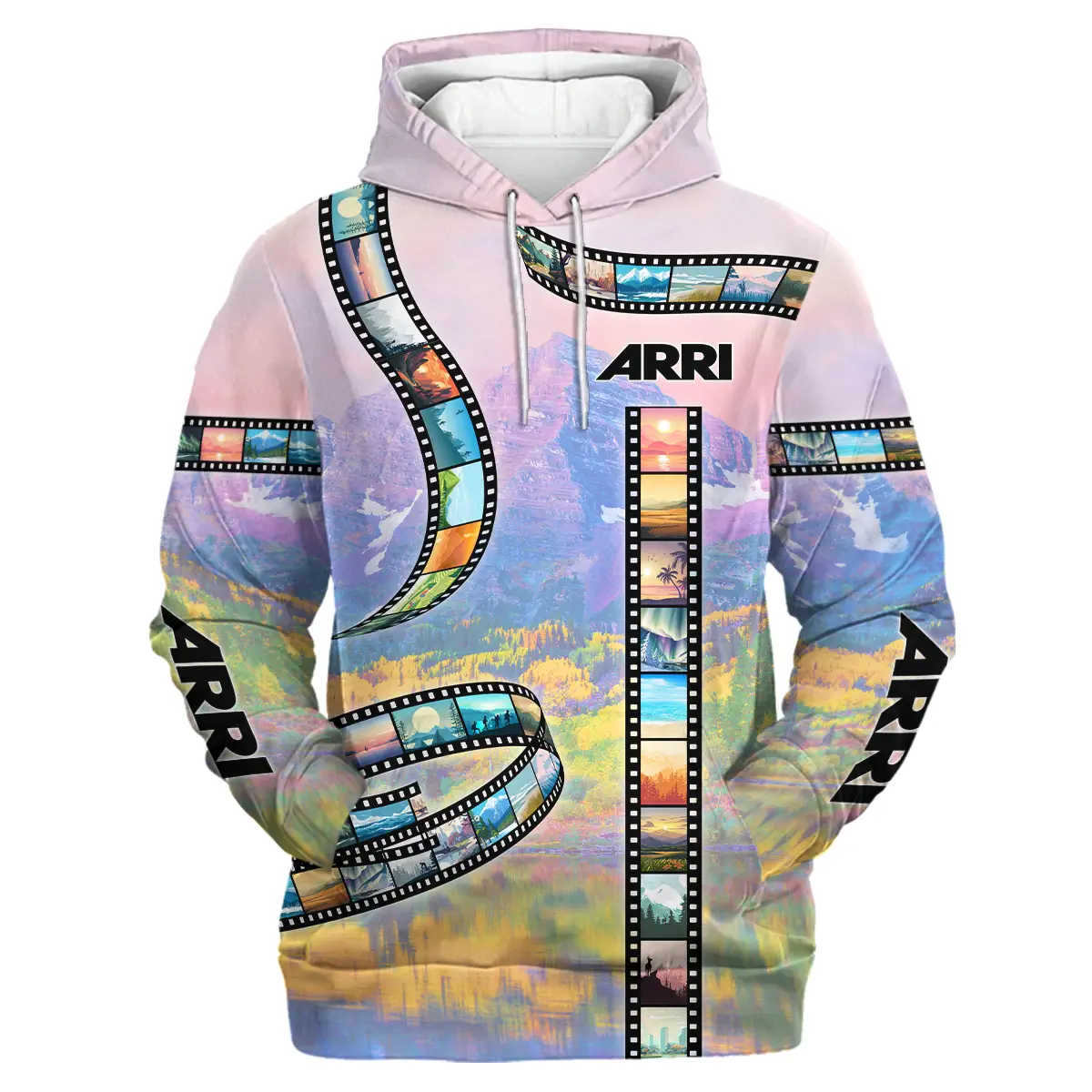Film Reel Pattern Arri Photography Videography All Over Prints BL291024A1AR - Hoodie - Image 2