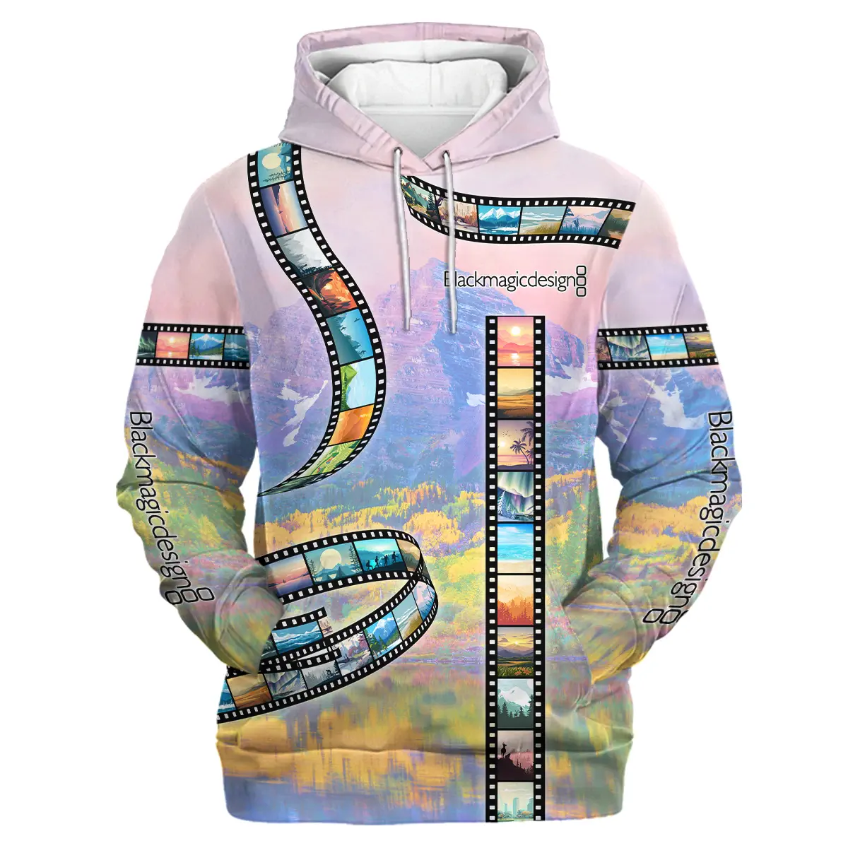 Film Reel Pattern Blackmagic Design Photography Videography All Over Prints BL291024A1BMD - Hoodie - Image 2
