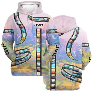 Film Reel Pattern JVC Photography Videography All Over Prints BL291024A1JVC - Hoodie