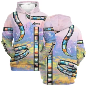 Film Reel Pattern Leica Photography Videography All Over Prints BL291024A1LC - Hoodie