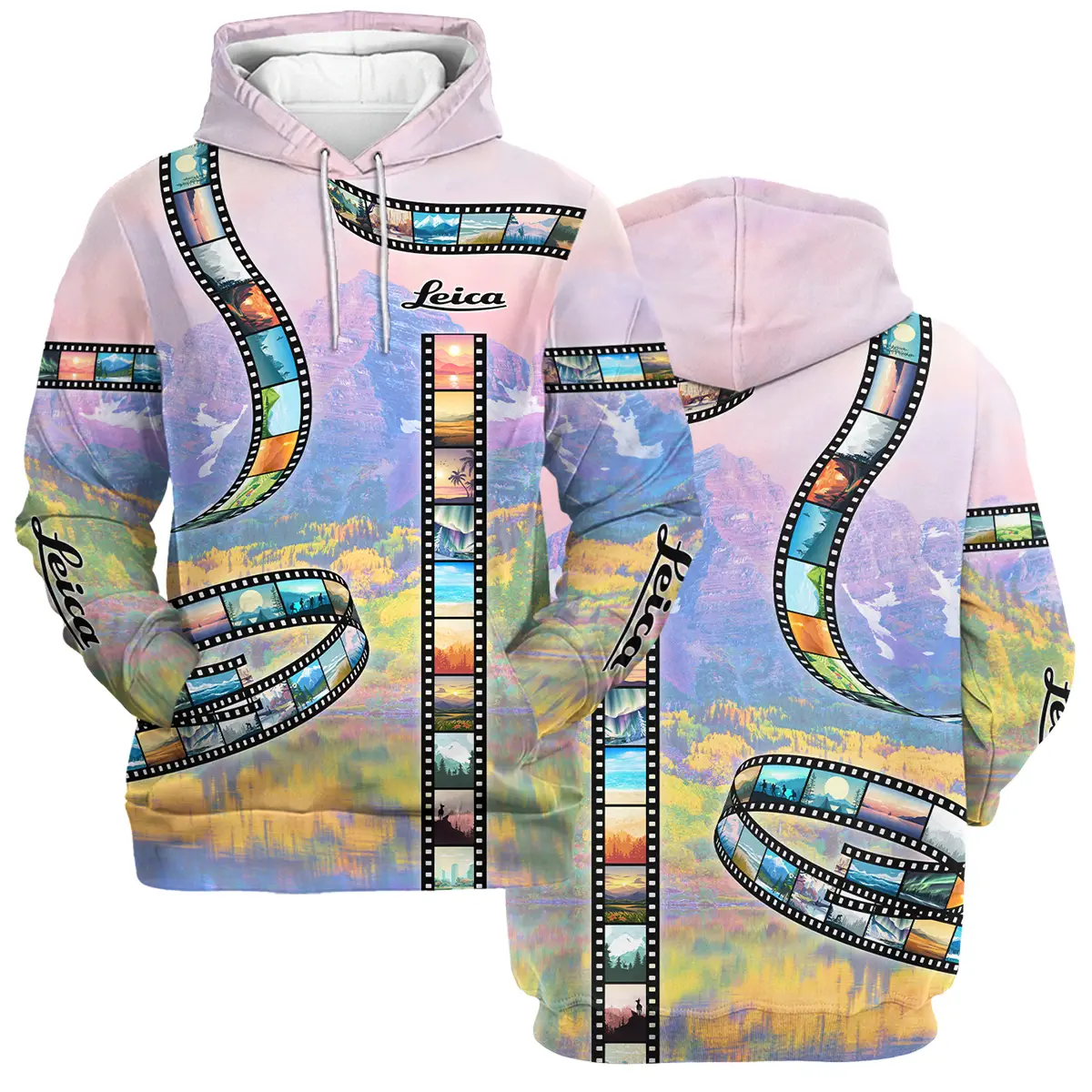 Film Reel Pattern Leica Photography Videography All Over Prints BL291024A1LC - Hoodie