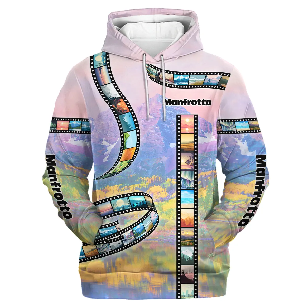 Film Reel Pattern Manfrotto Photography Videography All Over Prints BL291024A1MFT - Hoodie - Image 2