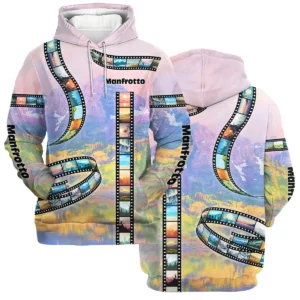 Film Reel Pattern Manfrotto Photography Videography All Over Prints BL291024A1MFT - Hoodie