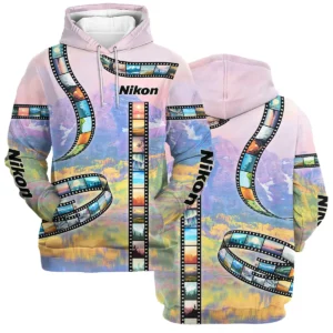 Film Reel Pattern Nikon Photography Videography All Over Prints BL291024A1NK - Hoodie