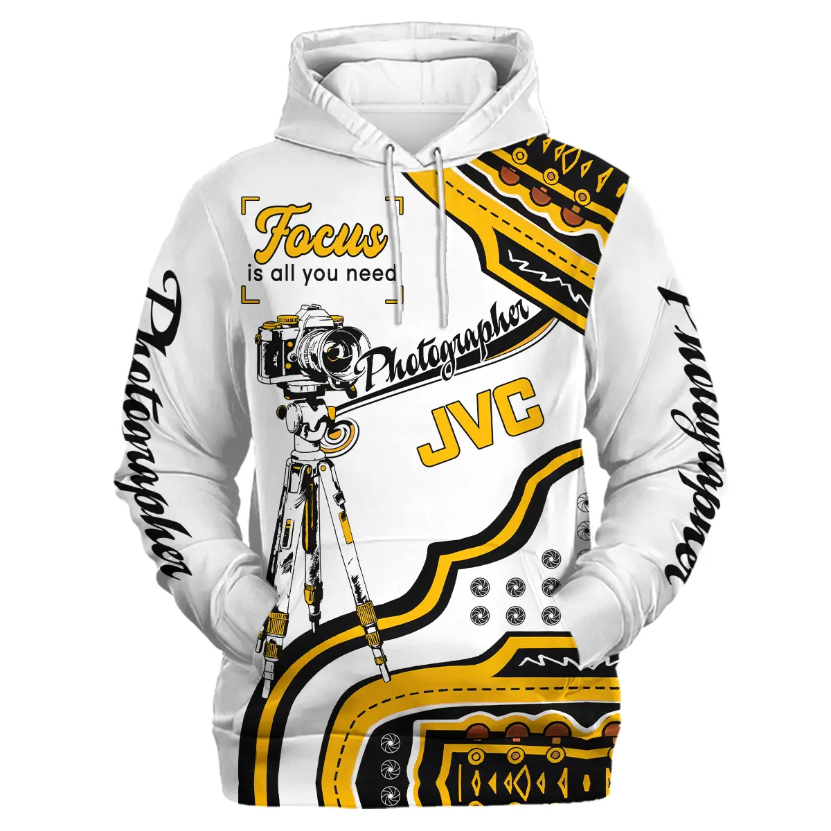 Focus Is All You Need JVC Photography Videography All Over Prints BL261024A1JVC - Hoodie - Image 2