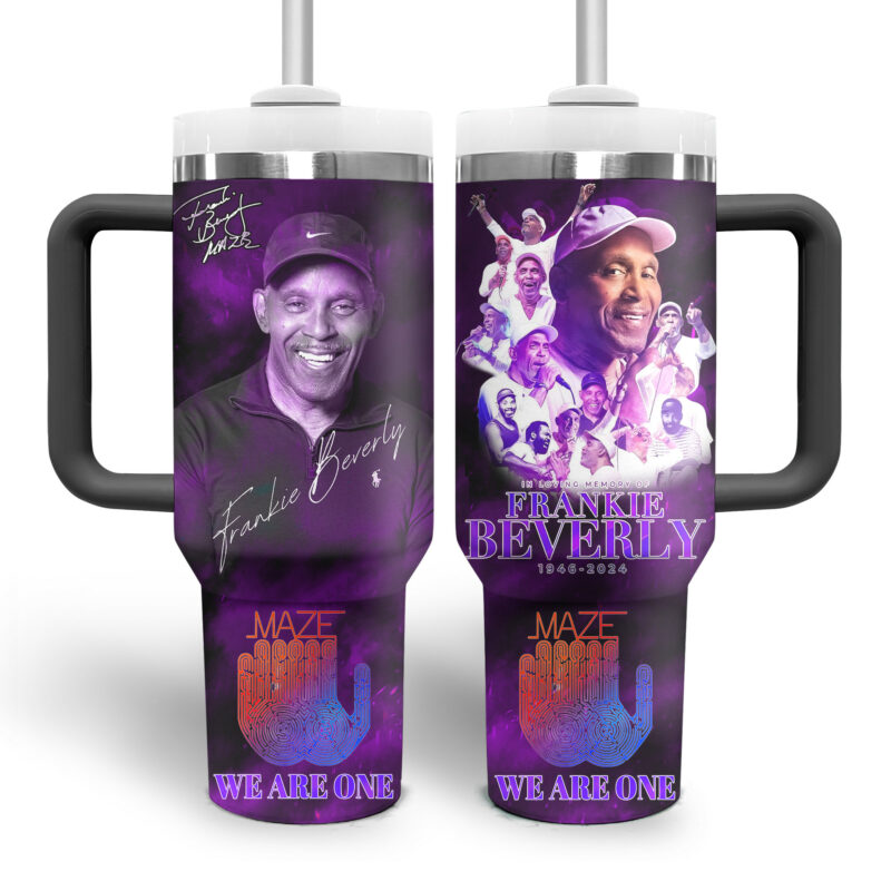Frankie Beverly Music Custom Stanley Quencher 40oz Stainless Steel Tumbler With Handle - Threewoofs - Image 4